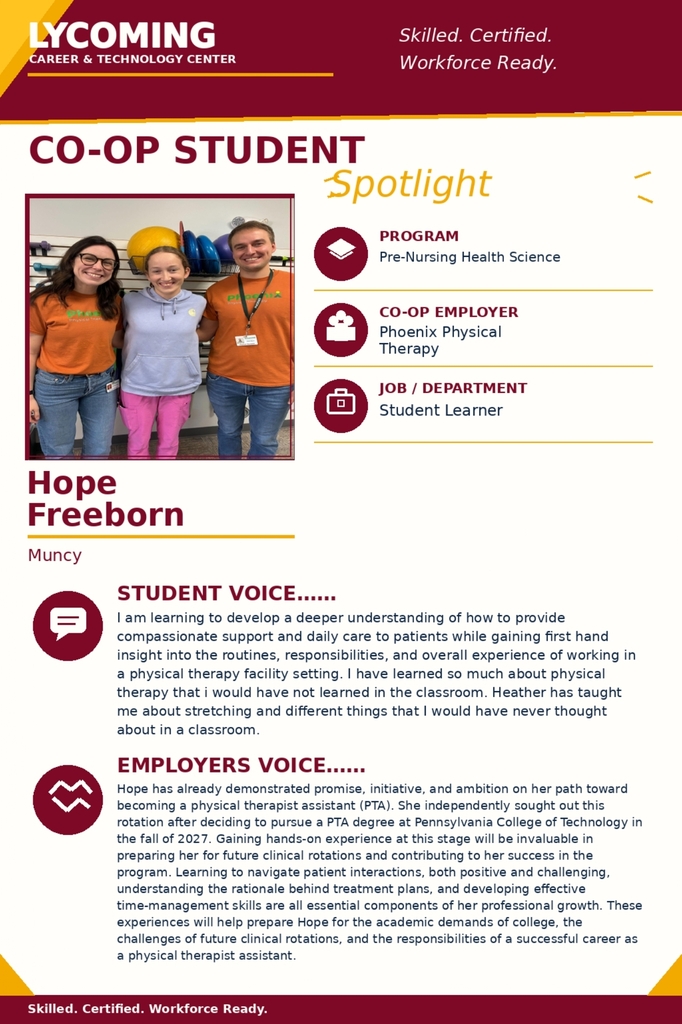 Co-op Student Spotlight