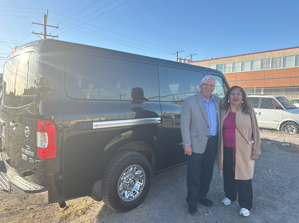 This van has a story—and it’s one of generosity, leadership, and commitment.  Thank you to the Missouri Annual Conference and Bishop Farr, the true mover and shaker behind this gift. 💙🚐 And thank you to LPI board member Lucas Endicott for driving 964 miles from Kearney, MO to El Paso to get it here.  We’re deeply grateful and ready to put this gift to work! ✨💪