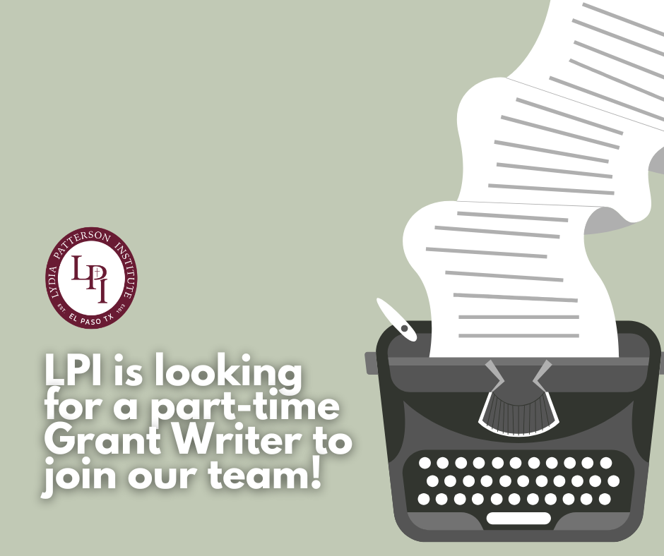 LPI is looking for a part time Grant Writer to join our team!