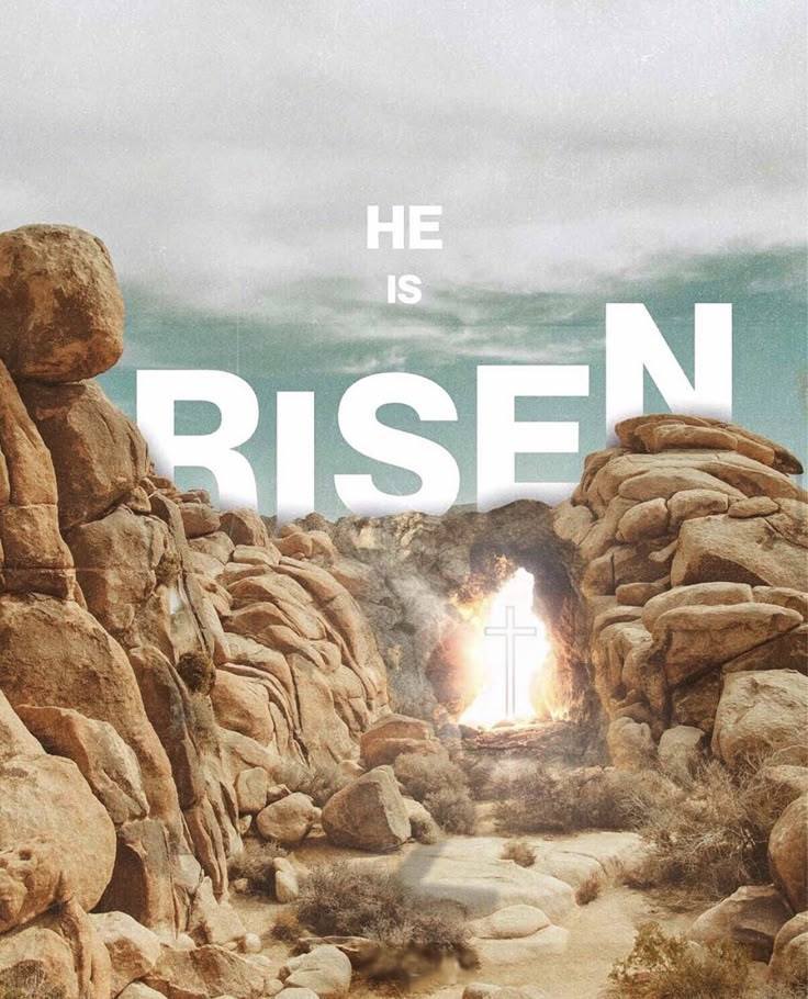 He is not here, He is risen! ✝️✨ Today we celebrate the victory that changed everything: death defeated, sin silenced, and hope made alive forever. What a powerful, loving God we serve! 🙌💛 #Easter #HeIsRisen #VictoryInChrist