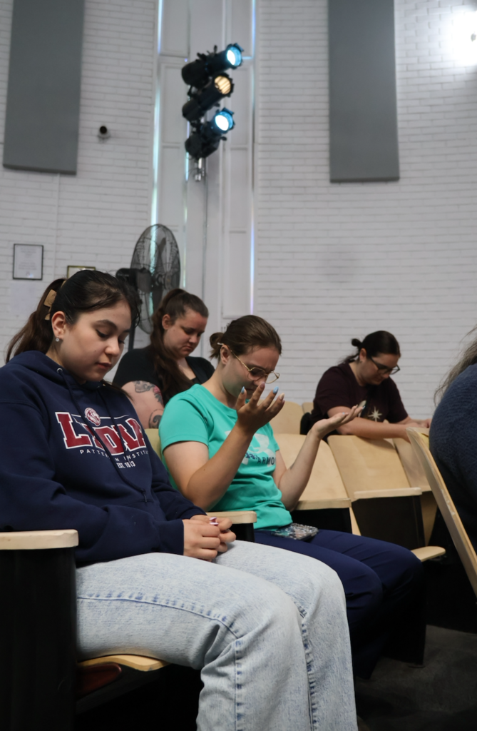 We’re so glad to have had a visit from Grace United Methodist in Claremore, OK! 🙌⛪️ Thank you, Pastor Tim McHugh, for sharing the Word with our students this past Friday 📖✨   Thank you for living out the mission of Lydia Patterson these past few days! 🌟🙏