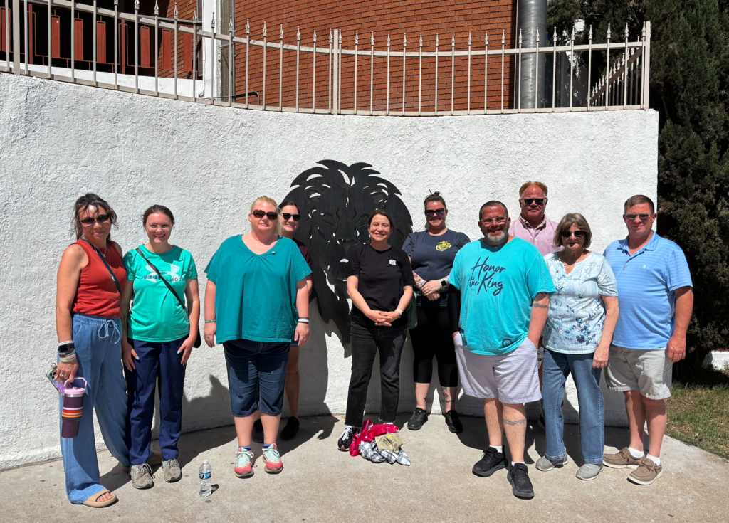 We’re so glad to have had a visit from Grace United Methodist in Claremore, OK! 🙌⛪️ Thank you, Pastor Tim McHugh, for sharing the Word with our students this past Friday 📖✨   Thank you for living out the mission of Lydia Patterson these past few days! 🌟🙏
