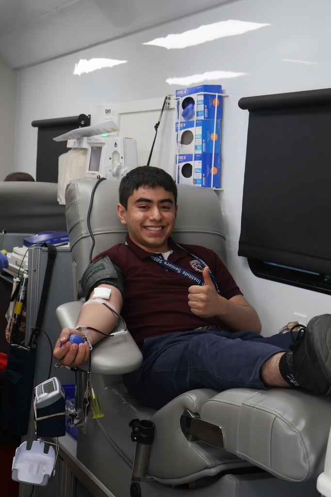Today, our students are making a difference beyond the classroom—giving the gift of life through blood donation. ❤️🩸