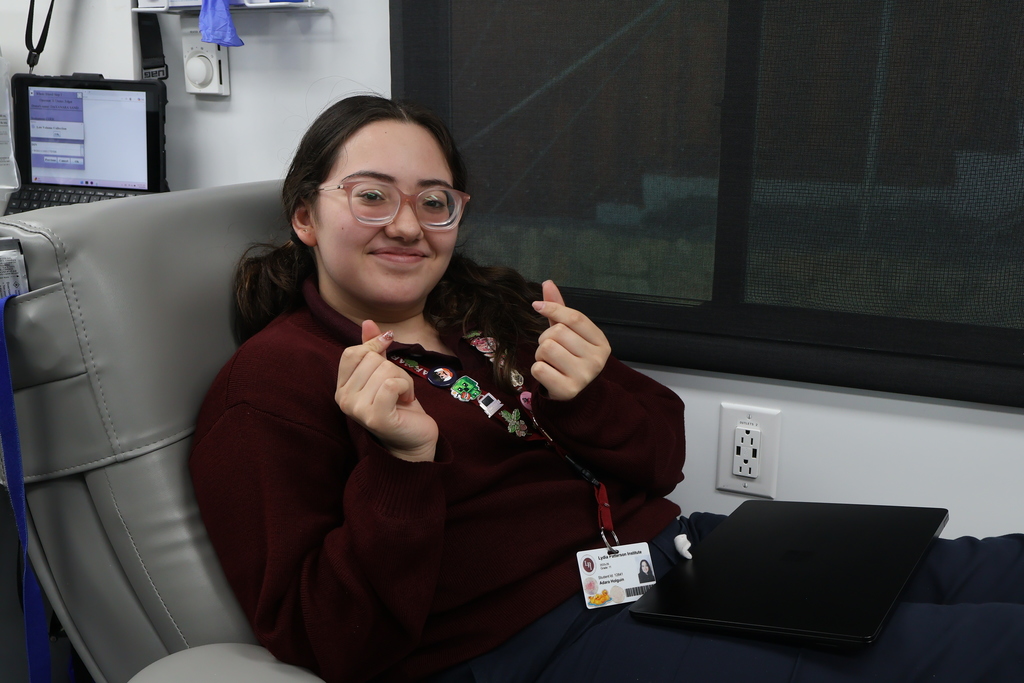 Today, our students are making a difference beyond the classroom—giving the gift of life through blood donation. ❤️🩸