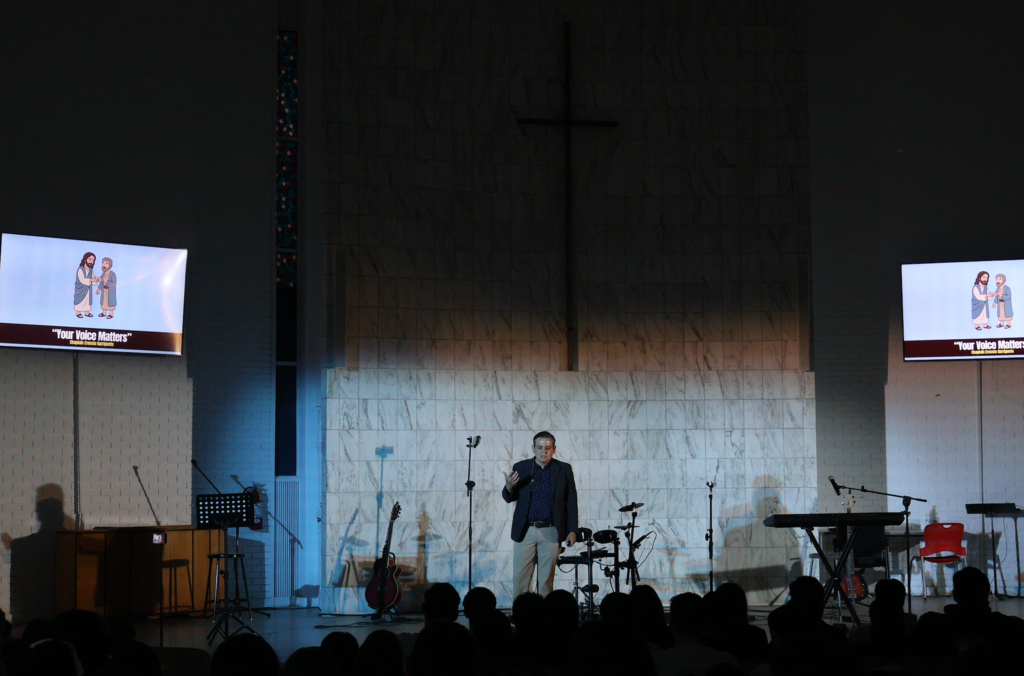 This Friday students were reminded that their voice matters 🗣️✨  We are committed to nurturing not only academic excellence 📚, but also spiritual growth 🙏.  Watch the Chapel Service here 🎥: https://www.facebook.com/share/v/1LTNLn6NwV/  If you feel called to support our mission ❤️ and make a difference in the lives of our students, you can give here: https://giving.myamplify.io/App/Form/80817a0c-50c3-4a34-86b1-36988c9cf50a  Together, we are shaping hearts 💛, minds 🧠, and futures 🌟.