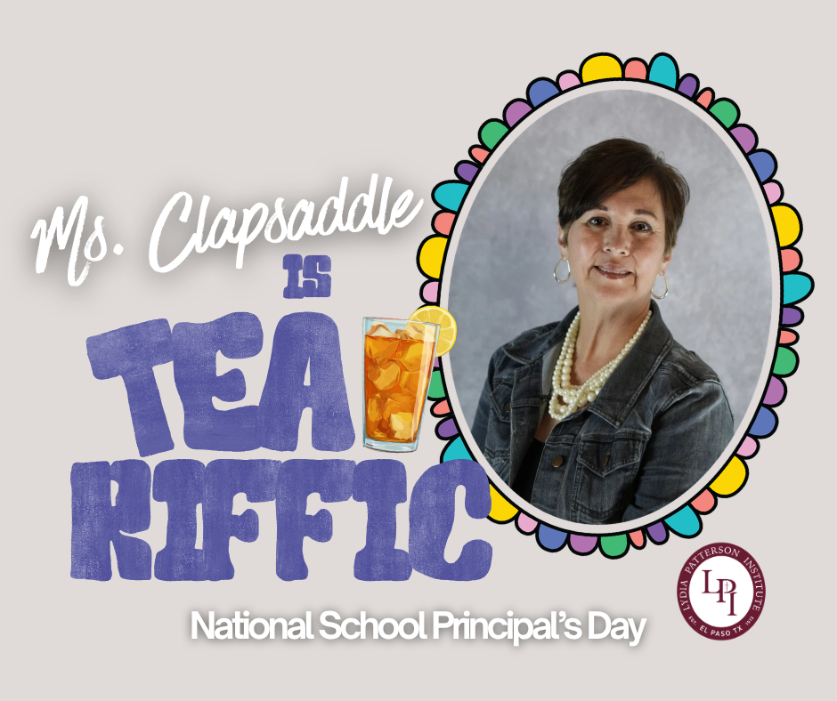 We’re so glad we have a principal like Ms. Clapsaddle! You truly are TEA-riffic ☕💛 Drop your favorite moment with Ms. Clapsaddle in the comments below we’d love to celebrate all the ways she makes our school amazing! 🍎✨