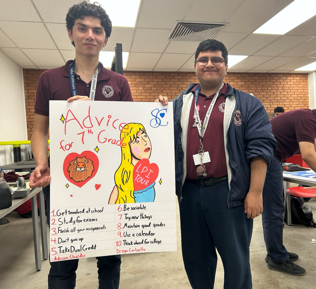 As they prepare to graduate, our Seniors came together to leave behind words of wisdom and encouragement for the 7th & 8th graders 💙✨ These advice posters are more than just messages they’re memories, lessons, and reminders of the journey at LPI. 🎓📚