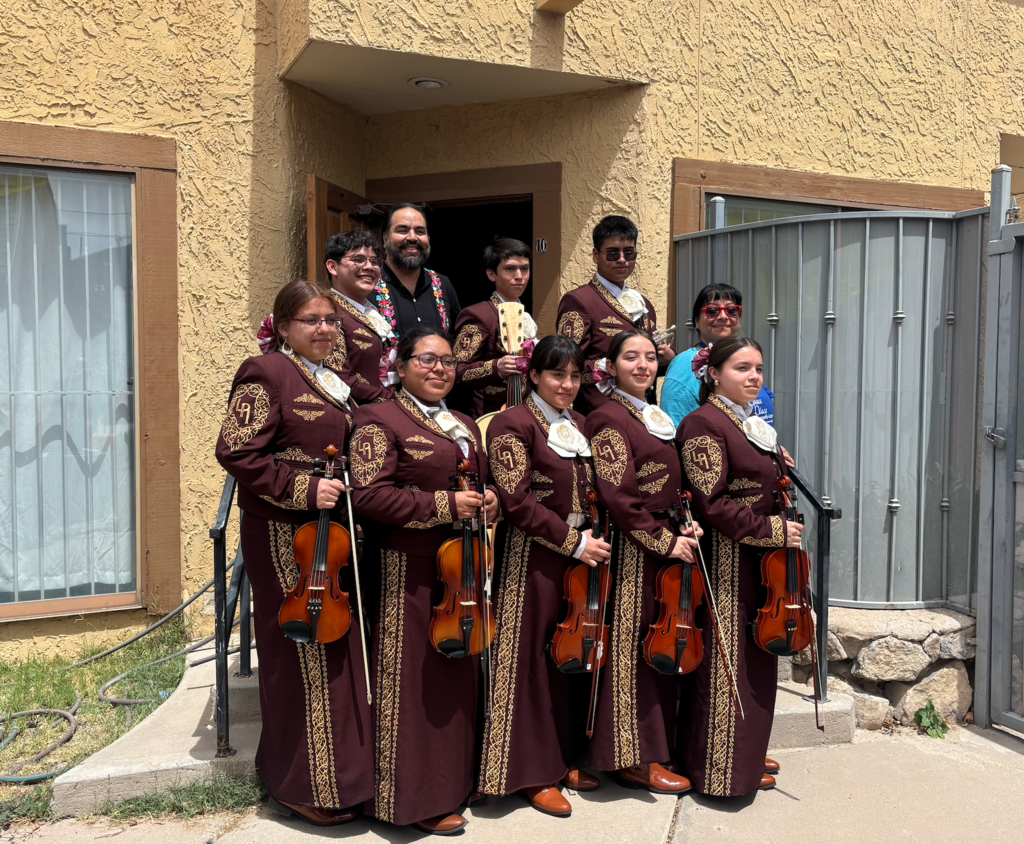 Our Mariachi has been on tour this May! 🎶❤️ From sharing music at the Grace Community Center to celebrating moms at the El Paso Senior Center Mother’s Day luncheon, they’ve been spreading joy one song at a time! 🎺💐