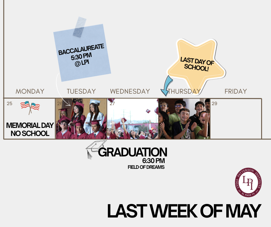 🌟 Wrapping Up May at LPI! 🌟 Don’t miss out come see what’s going on this week at LPI! 💙✨