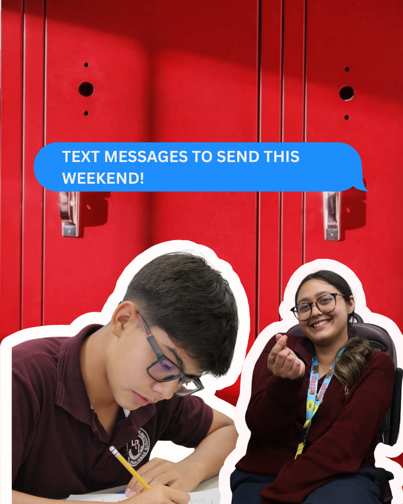 Here are a few text messages you can send your friends this weekend to make sure they're ready for back-to-school! 😄🎒📱 We can't wait to welcome our students back to campus for another year of learning, faith, and new memories.