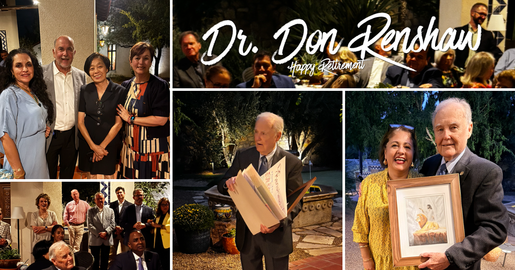 After 43 years of commitment as a board member, Dr. Don Renshaw has retired. Today, we honor Dr. Renshaw’s life, leadership, dedication and lasting impact on our community. We pray that God continues to guide and use your life to make a positive difference as you have done at Lydia Patterson. ❤️ _________________________________________ A heartfelt thank you to Adair Margo for your hospitality in hosting our board members to celebrate Alfredo Araujo! 🤍