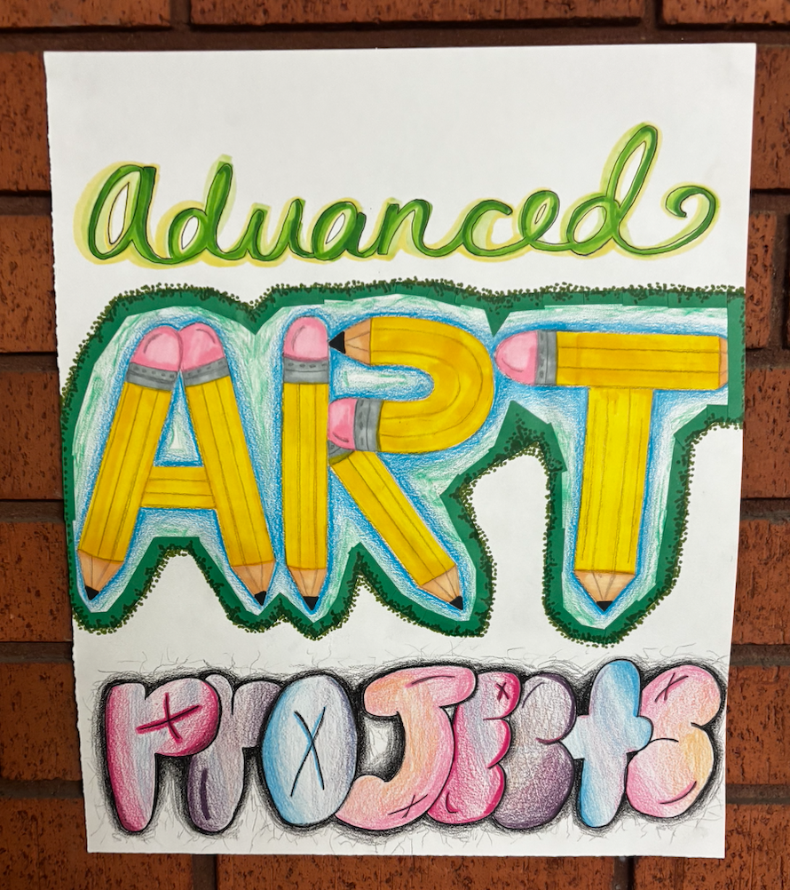 Pencil Art Project Poster