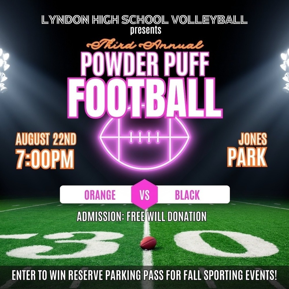 Third Annual Powder Puff Football Game!
