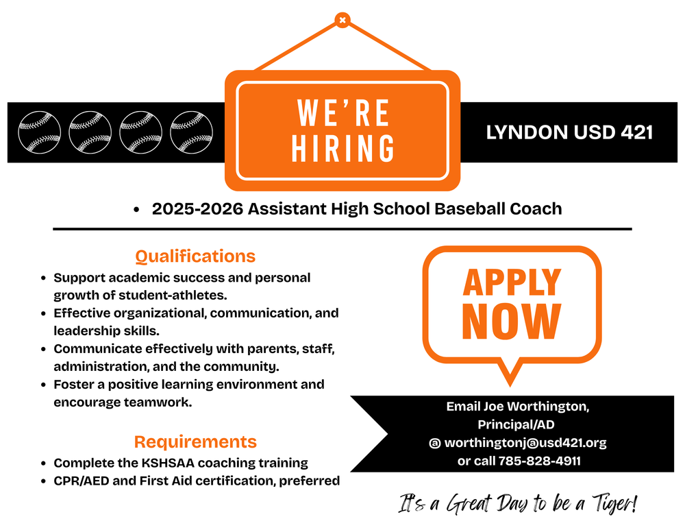 Assistant Baseball Coach