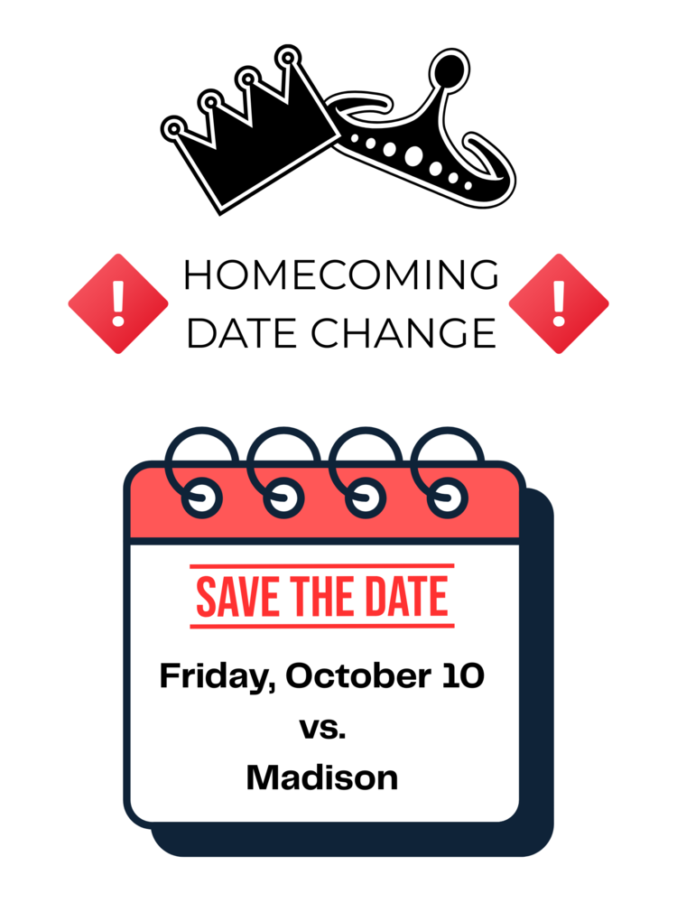 HOMECOMING DATE CHANGE