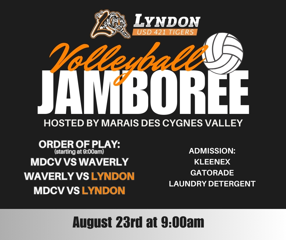 High School Volleyball Jamboree - 9 am - 8/23 @ MdCV