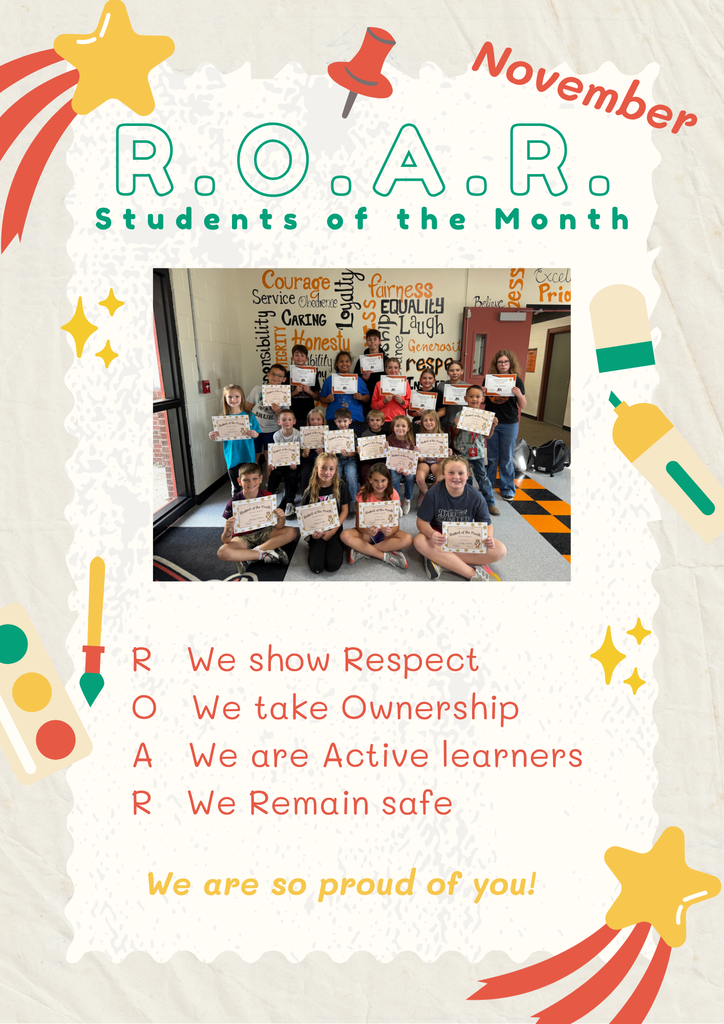 November ROAR students