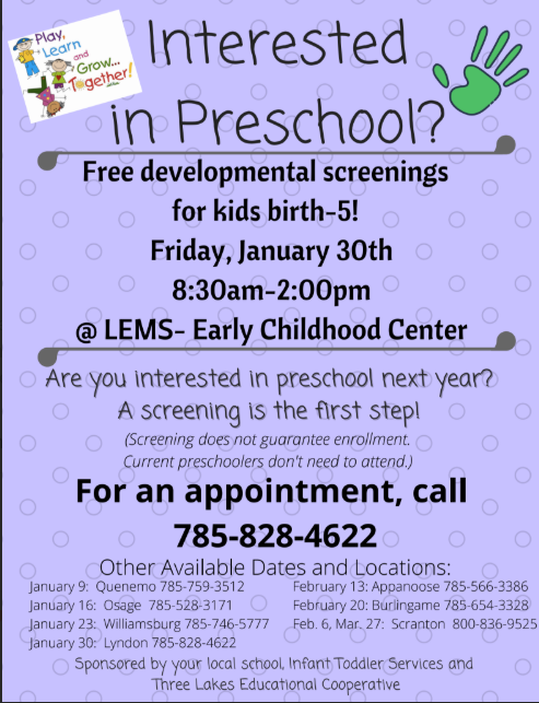 PreK Screening