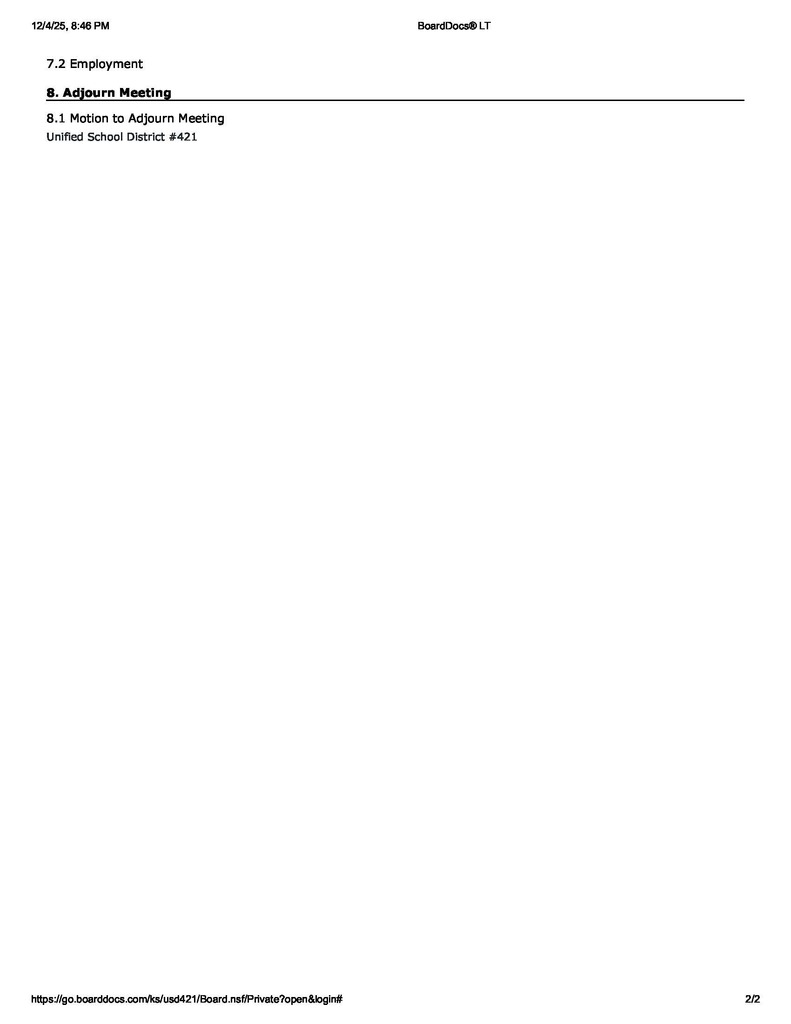 December 10 2025 BOE Reg Agenda 