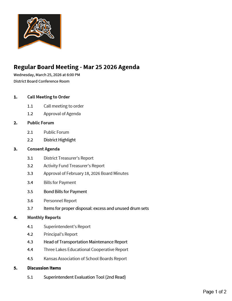 Reg BOE March 25 26 Mtg