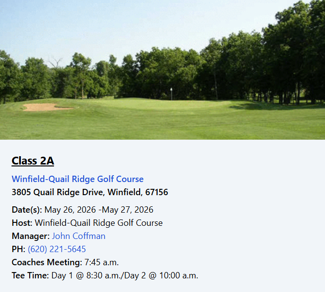 Winfield-Quail Ridge Golf Course