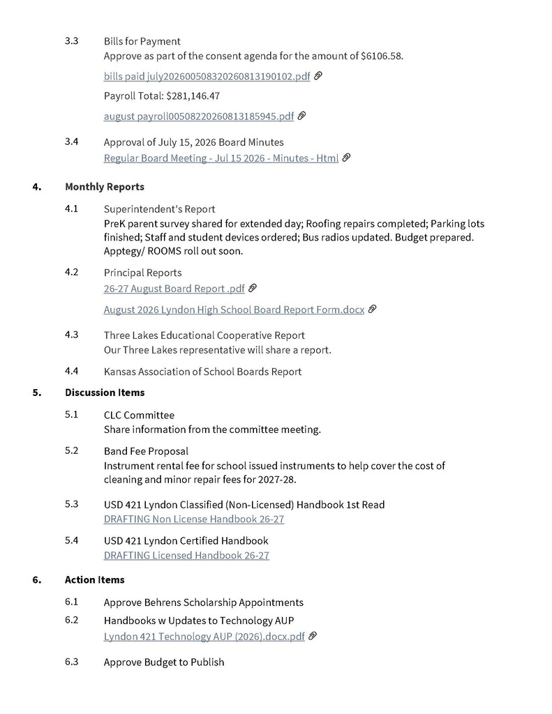 August 2026 BOE Agenda p2