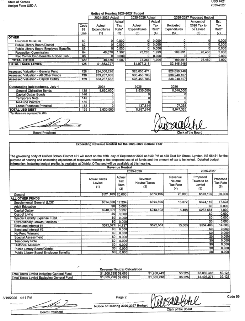 notice of RNR & Budget Hearing P2