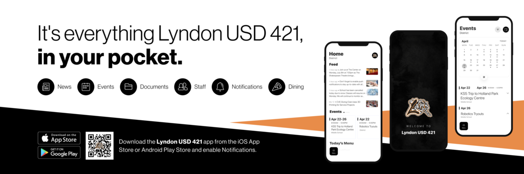 New Information for Lyndon Schools App