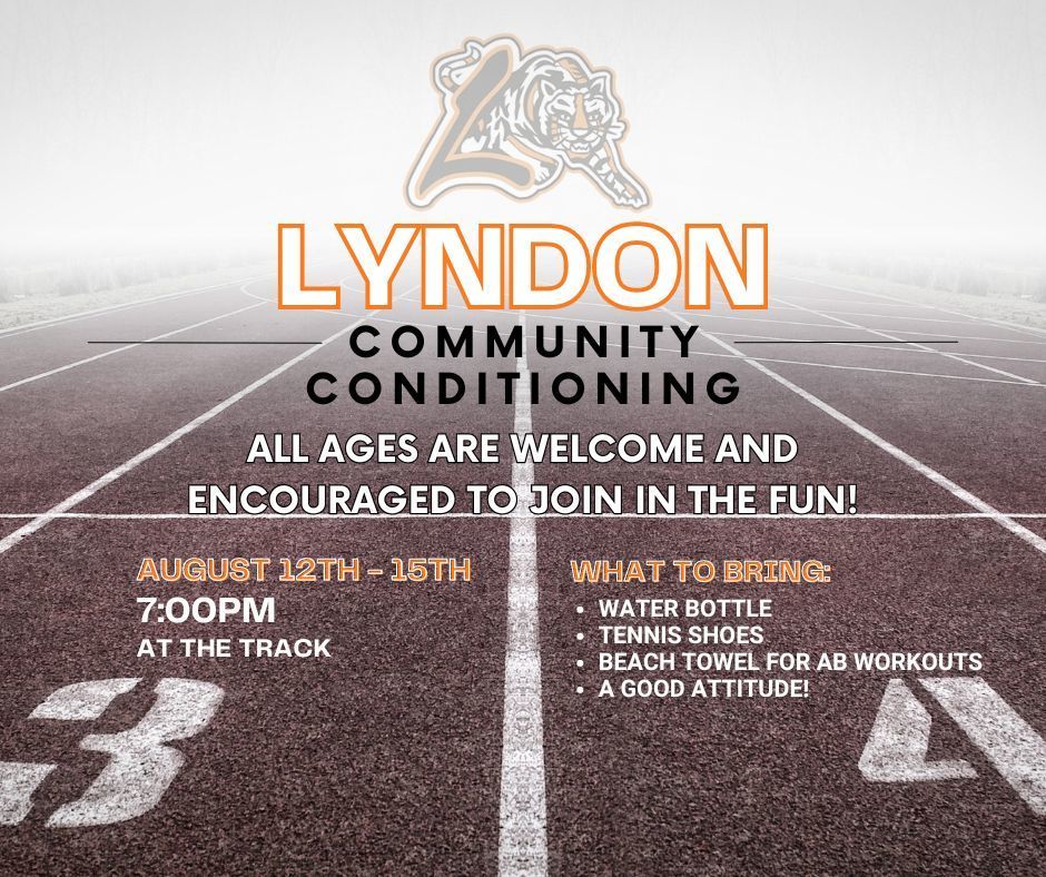 community conditioning flyer