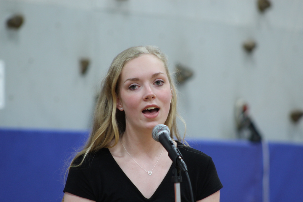 girl singing