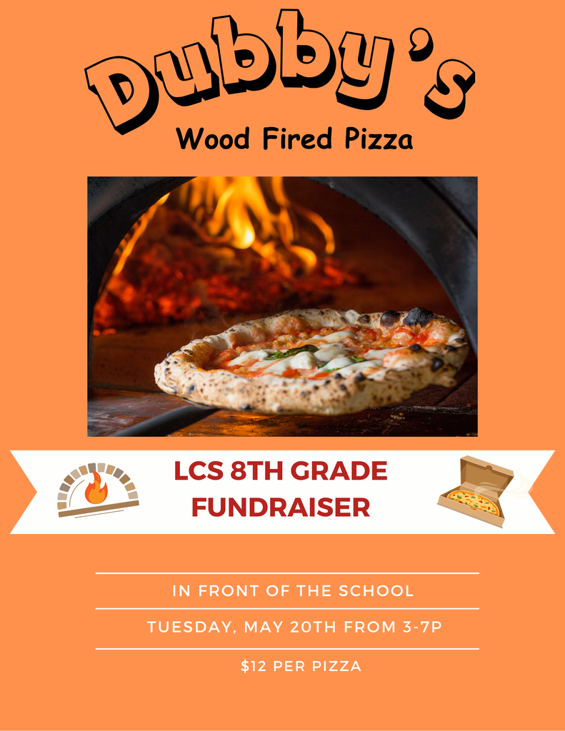 pizza fundraiser flyer