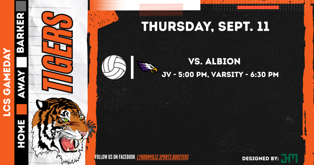 volleyball game flyer