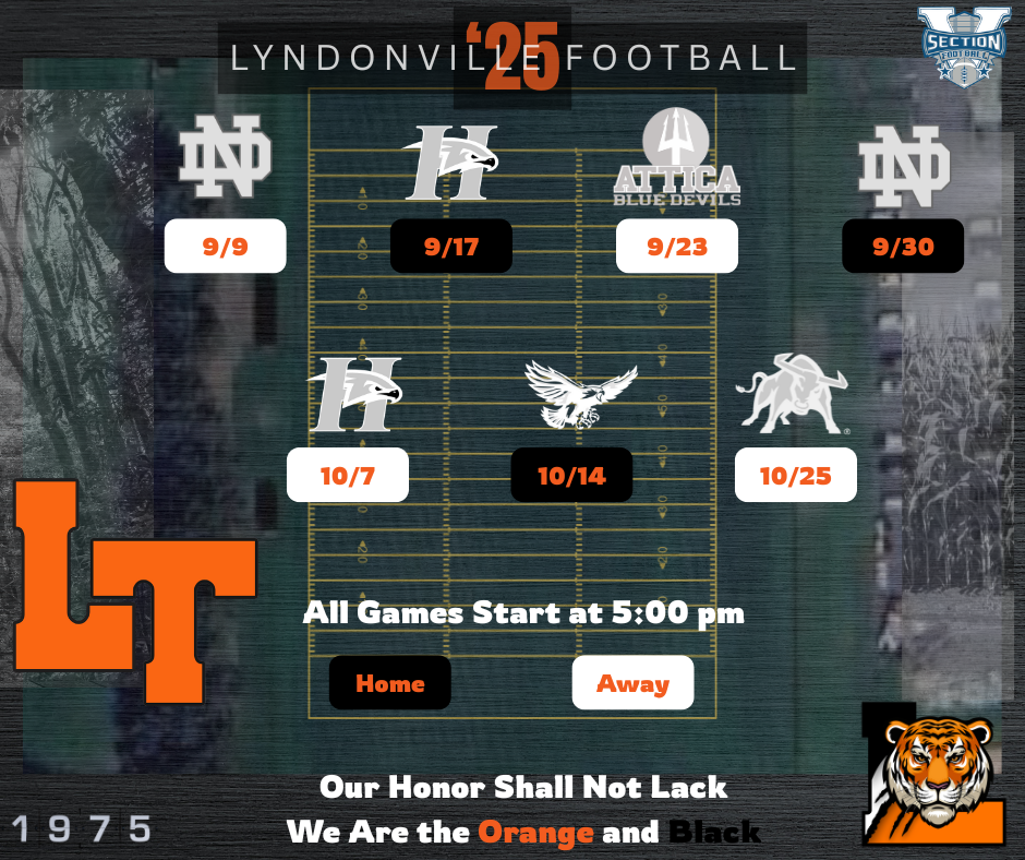 modified football season schedule