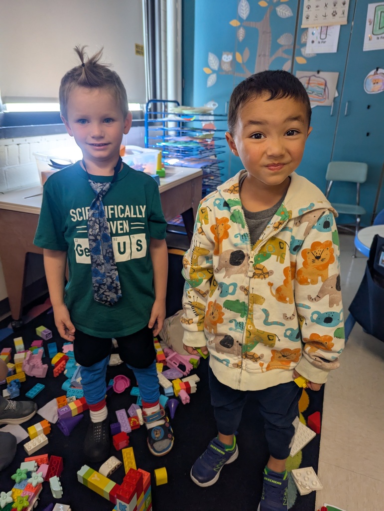 two students wearing outfits