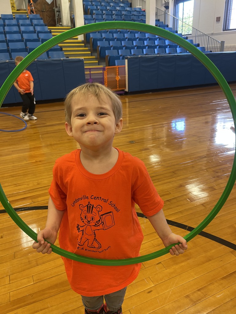 boy holding a hoop