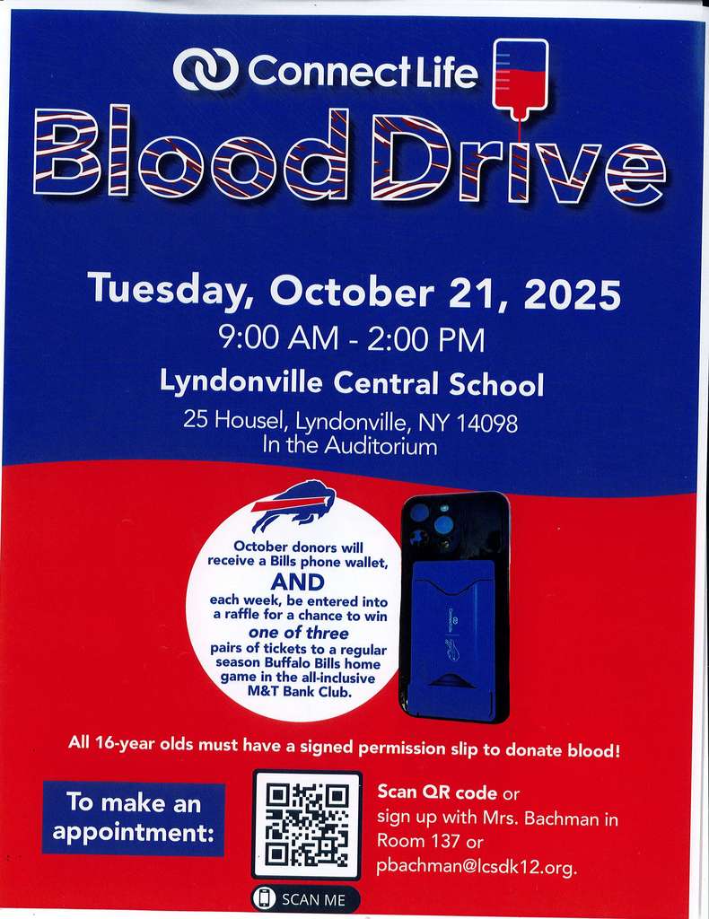 blood drive flyer