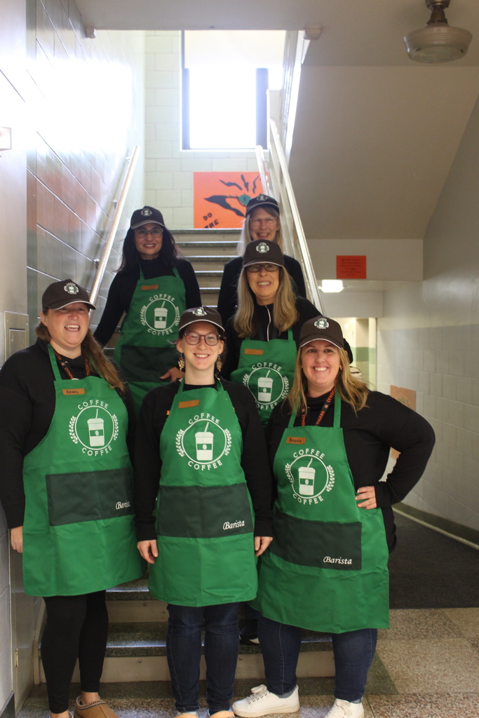 staff dressed up as baristas
