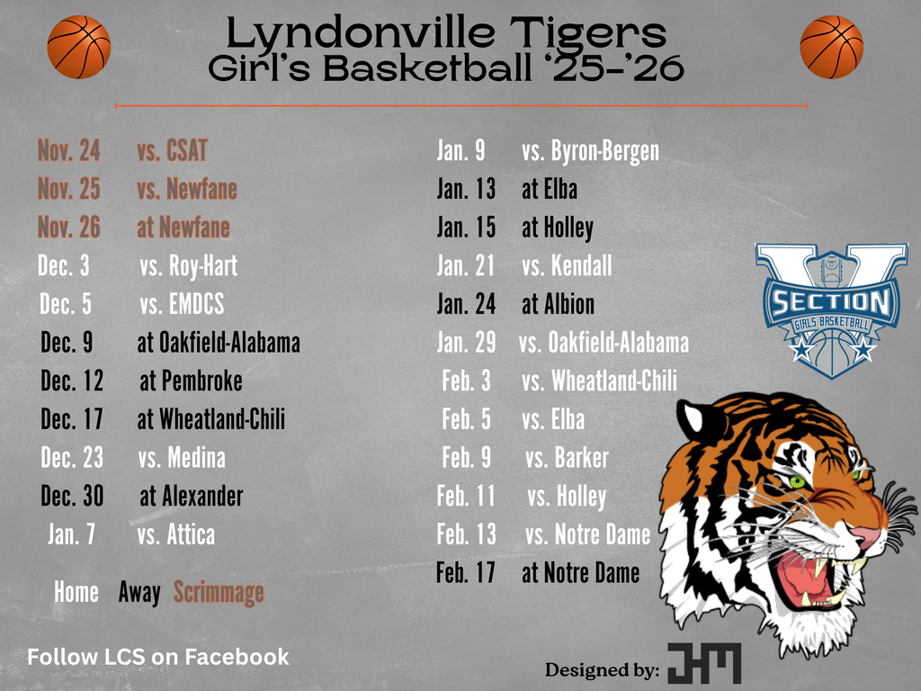 girls basketball winter season schedule