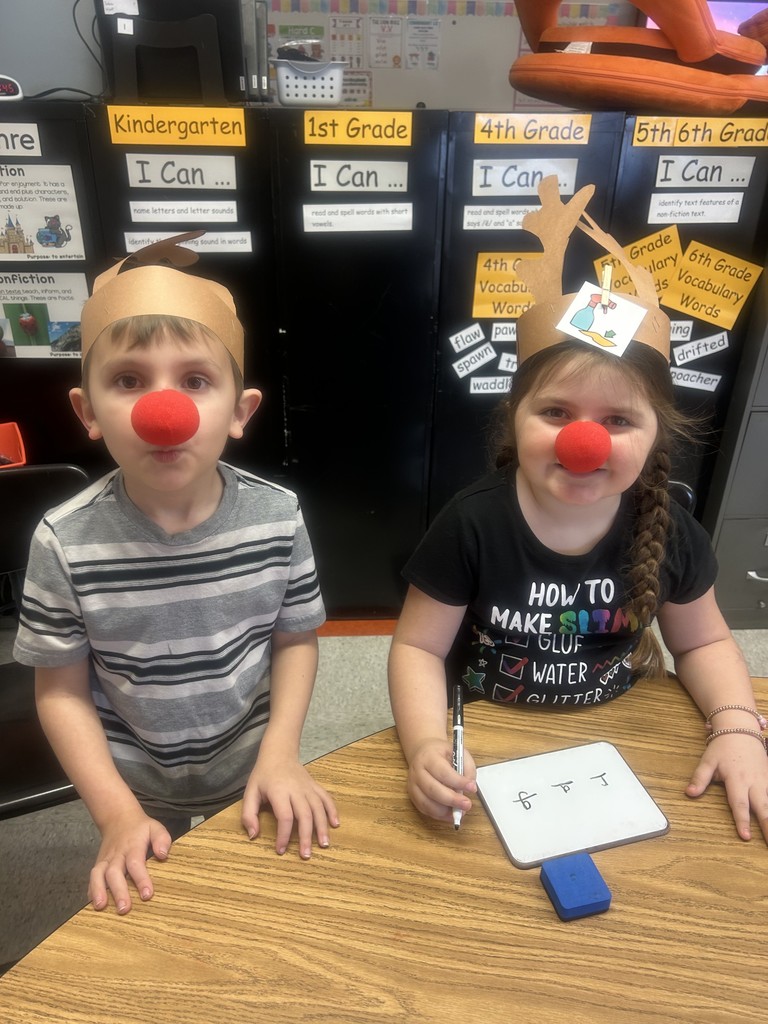 two students working together