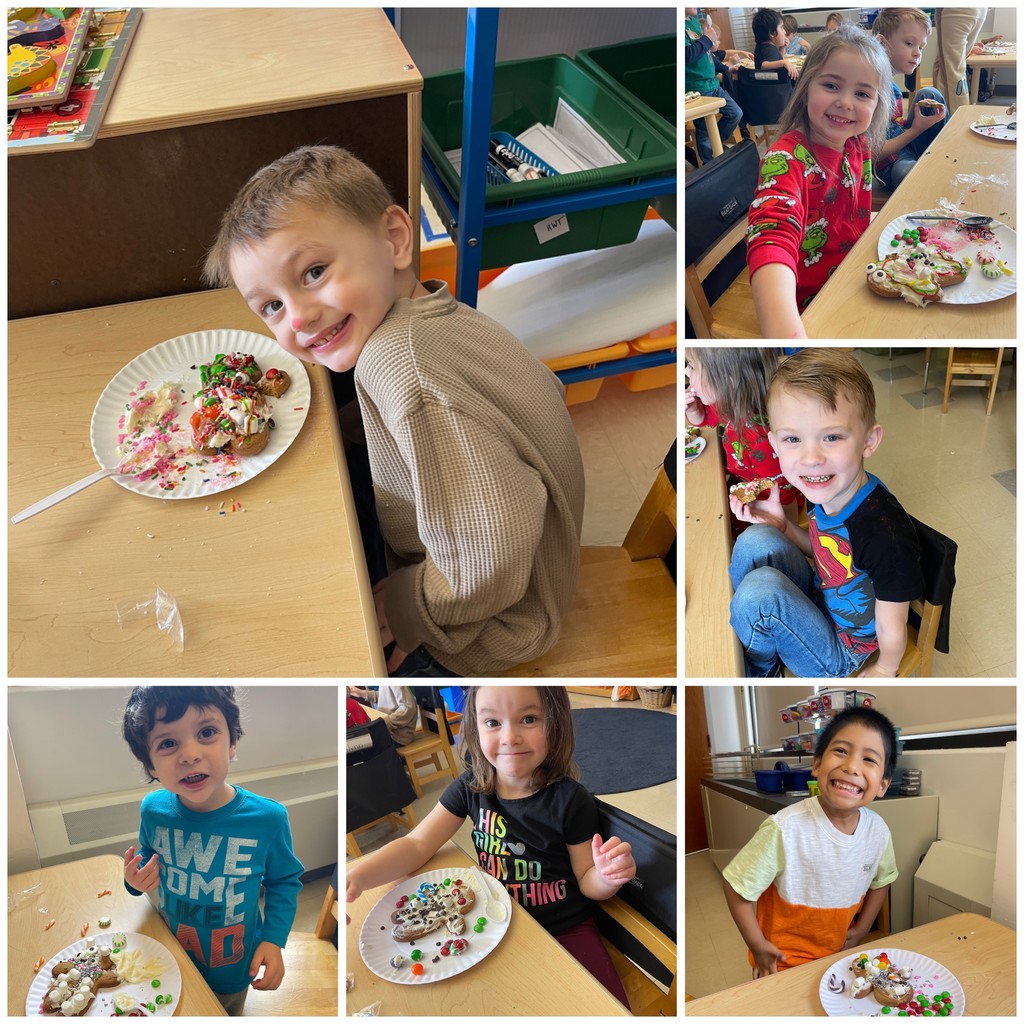 students working on gingerbread people