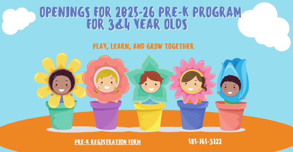 pre-k openings flyer