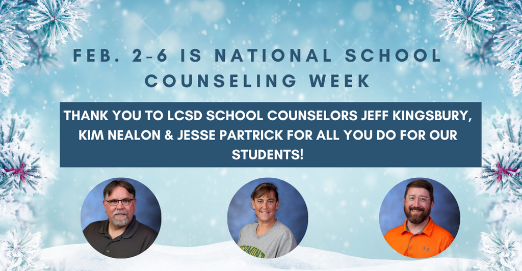 school counselors week flyer