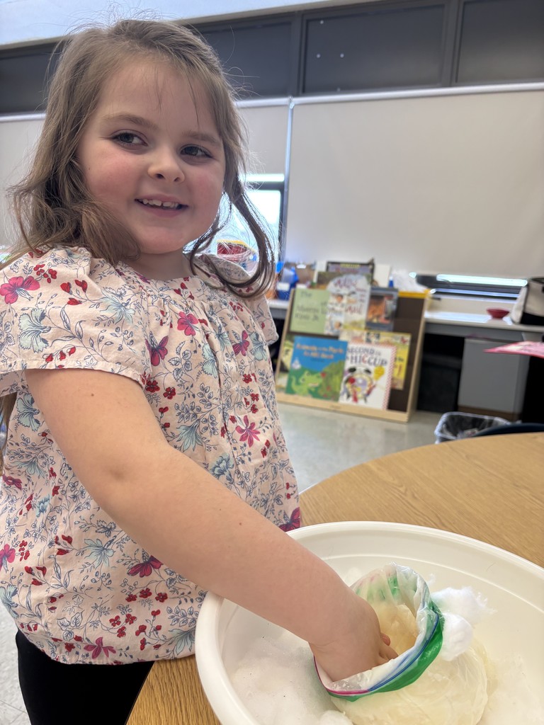 one student working at desk
