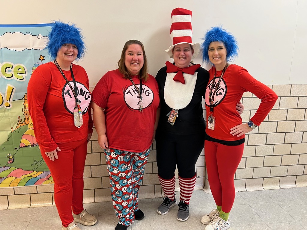 teachers dressed up as characters from dr seuss books