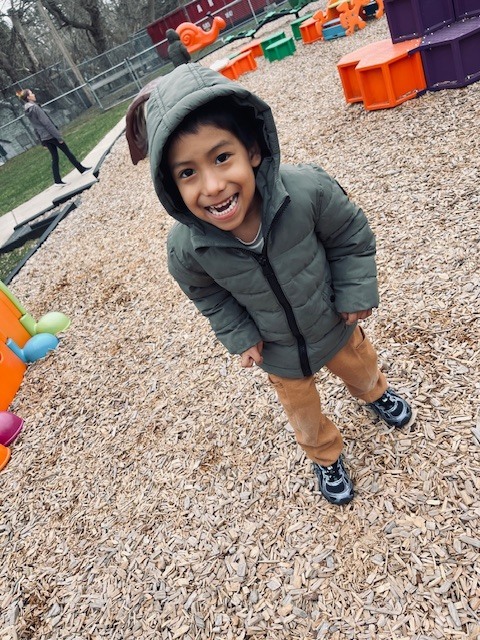 boy on playground