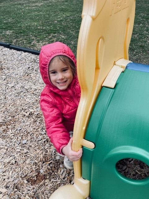 girl on playground