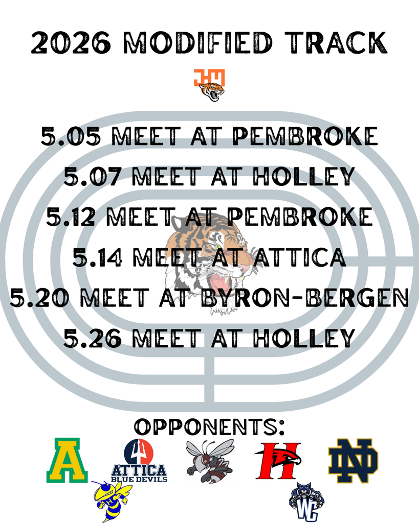 modified track schedule