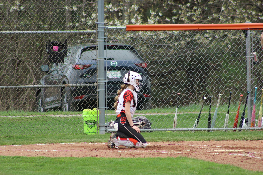 catcher on home base