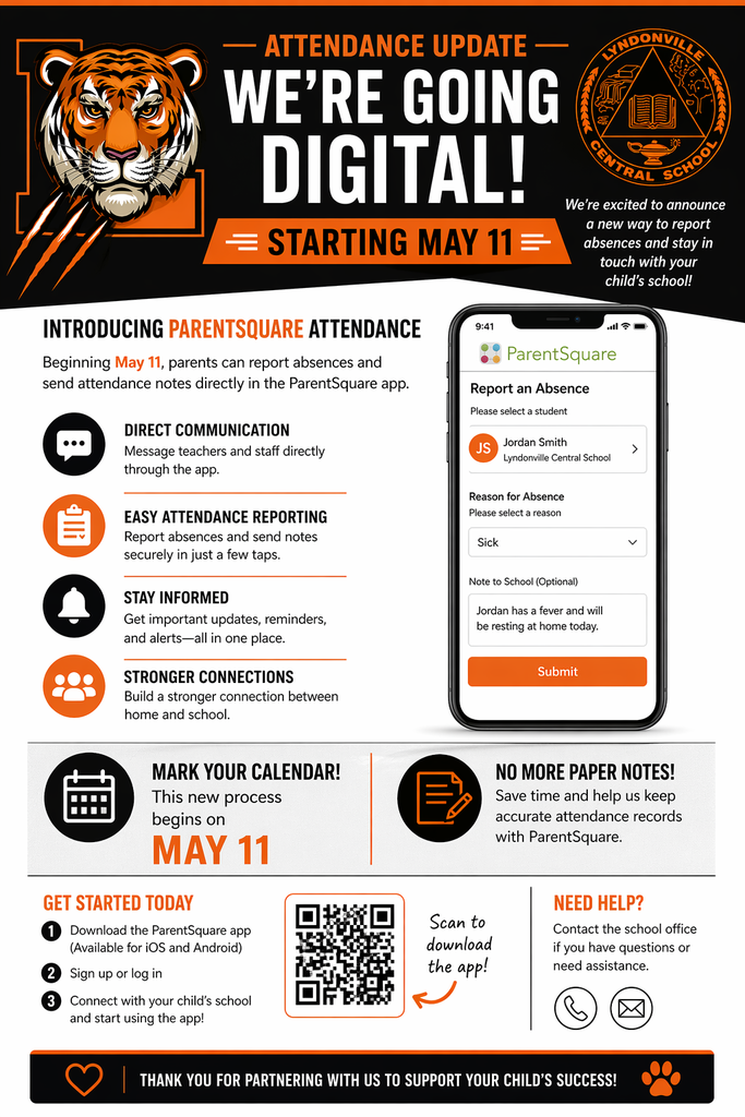 announcement about attendance