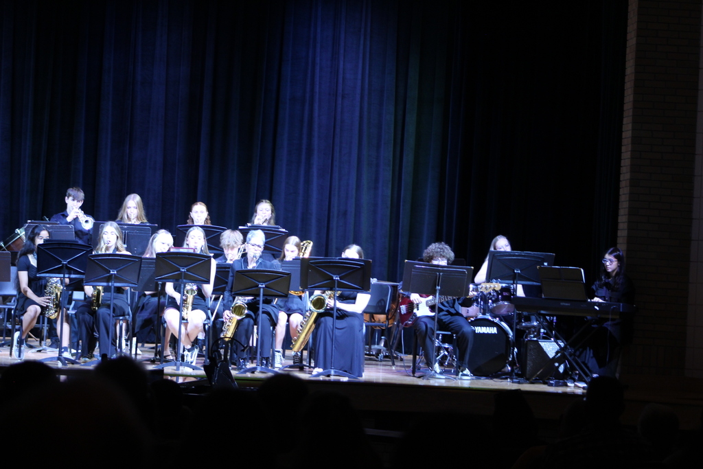 jazz band playing on stage